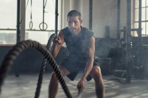 A man who understands the connection between exercise and addiction recovery