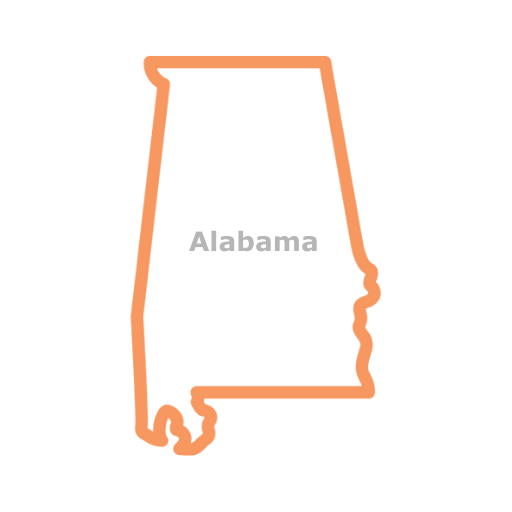 Alabama map icon