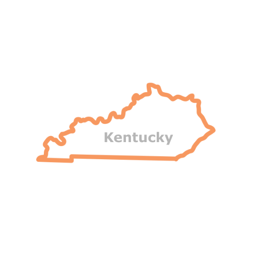 Kentucky map icon