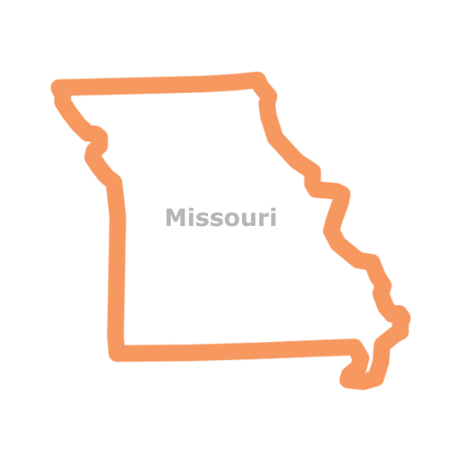Missouri map icon